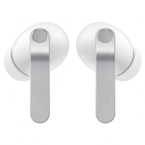 Soundbar Samsung Galaxy Buds 4 Pro bele, aktivno odpravljanje šuma, Bluetooth, mikrofon, 7 ur delovanja