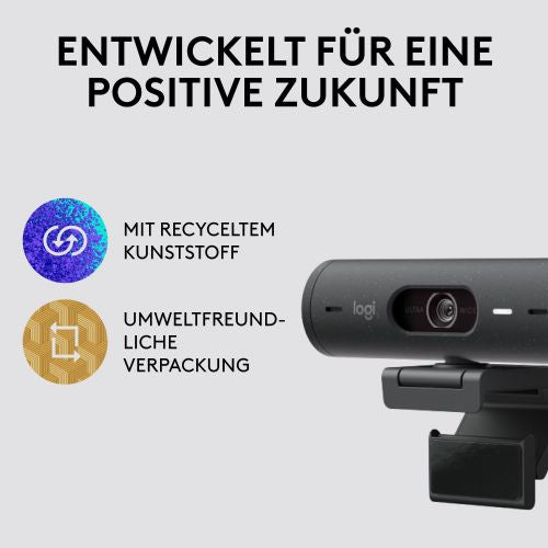 Spletna kamera Logitech Brio 500 (črna, grafitna)