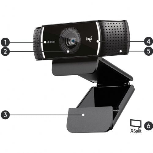 Spletna kamera Logitech C922 Pro Stream Webcam (črna)