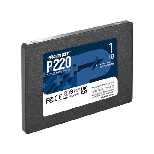 SSD disk Patriot P220 1 TB, SATA III 6 Gb/s, 2.5"