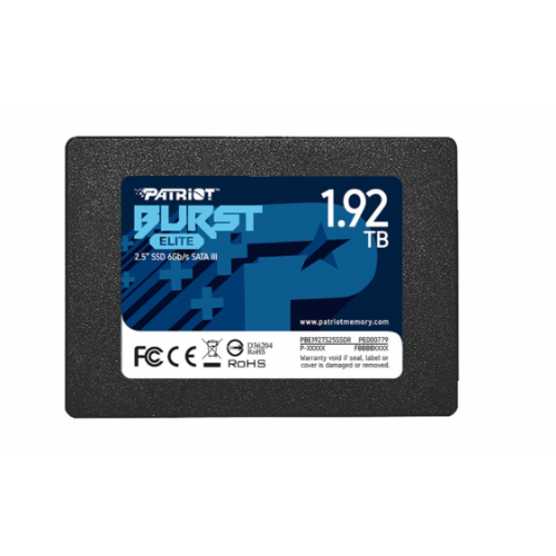 Vgradni SSD disk Patriot Burst Elite 1.92 TB, SATA 6 Gb/s, 2.5", črna