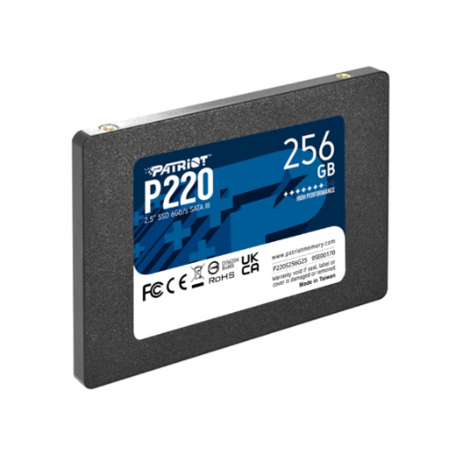 Vgradni SSD disk Patriot 256 GB, SATA III 6 Gb/s, 2,5"