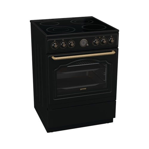 Štedilnik Gorenje GECS6B70CLB, 71 l, črna/zlata