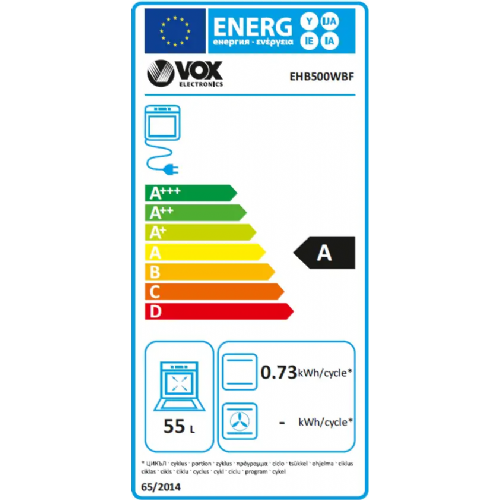 Štedilnik VOX EHB 500 WBF (4x elektrika)