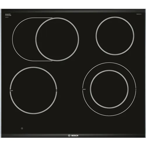 Steklokeramična kuhalna plošča Bosch PKN675DP1D, Serija 8, črna