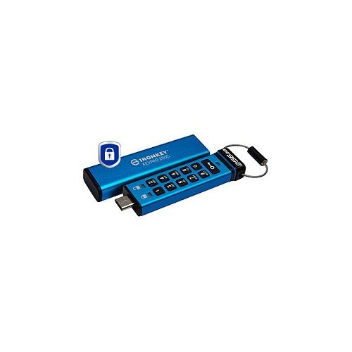 USB-ključ 256GB Kingston IronKey Keypad 200C AES-256 USB-C maloprodaja