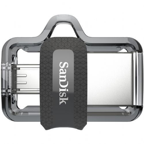 USB UDAR 256 GB USB 3.0/microUSB SanDisk Ultra Dual sivi
