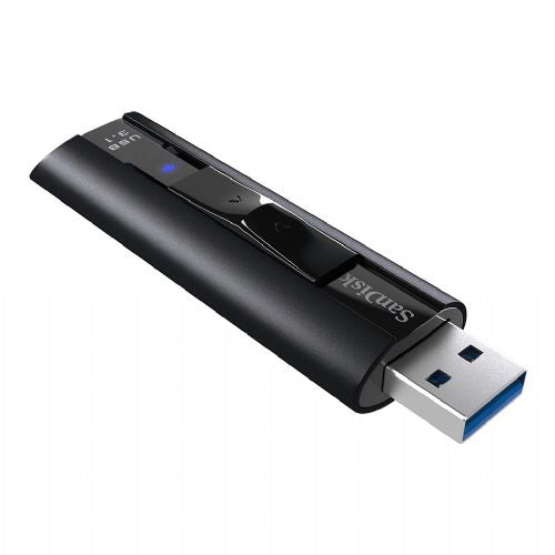 USB 256GB SanDisk Extreme PRO CZ880, USB 3.2 Gen 1, hitrost branja 420 MB/s, hitrost pisanja 380 MB/s, aluminij, zaščita z geslom
