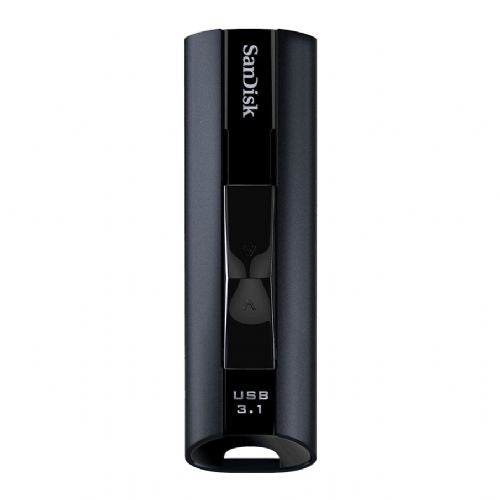 USB 256GB SanDisk Extreme PRO CZ880, USB 3.2 Gen 1, hitrost branja 420 MB/s, hitrost pisanja 380 MB/s, aluminij, zaščita z geslom