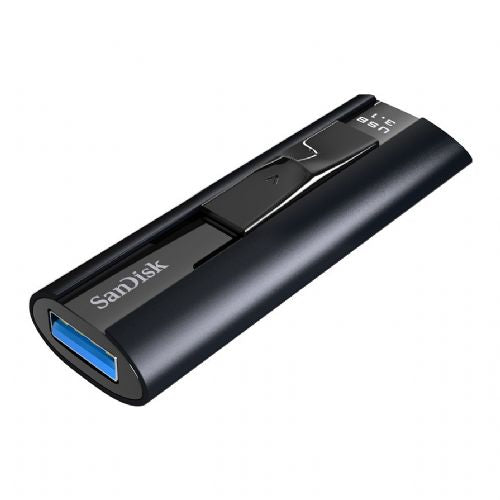 USB 256GB SanDisk Extreme PRO CZ880, USB 3.2 Gen 1, hitrost branja 420 MB/s, hitrost pisanja 380 MB/s, aluminij, zaščita z geslom