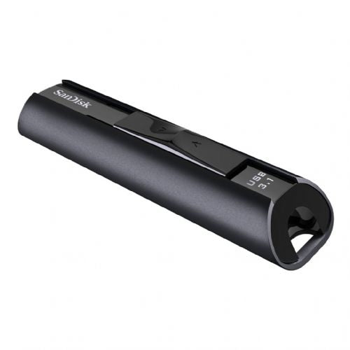 USB 256GB SanDisk Extreme PRO CZ880, USB 3.2 Gen 1, hitrost branja 420 MB/s, hitrost pisanja 380 MB/s, aluminij, zaščita z geslom