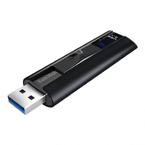 USB 256GB SanDisk Extreme PRO CZ880, USB 3.2 Gen 1, hitrost branja 420 MB/s, hitrost pisanja 380 MB/s, aluminij, zaščita z geslom