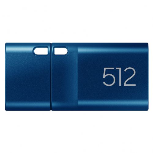 USB 512GB Samsung Type-C 3.2 Gen 1, modra, hitrost branja 400 MB/s, vodoodporen