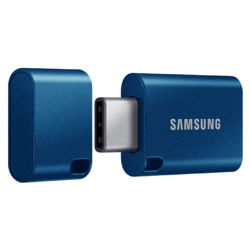 USB 512GB Samsung Type-C 3.2 Gen 1, modra, hitrost branja 400 MB/s, vodoodporen