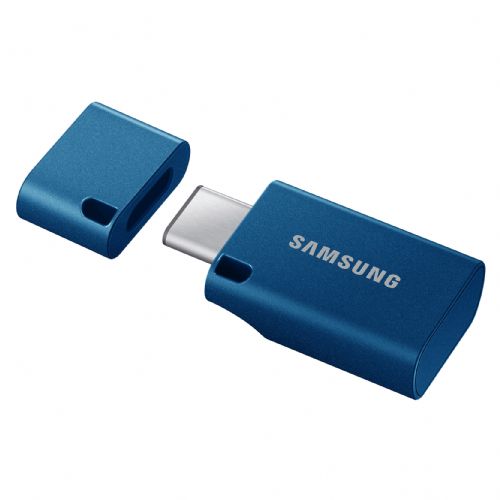 USB 512GB Samsung Type-C 3.2 Gen 1, modra, hitrost branja 400 MB/s, vodoodporen