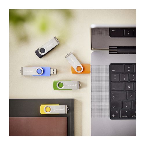 USB ključek STICK Intenso Office Line 256 GB, 3.2, večpakiranje x 5, polnilo