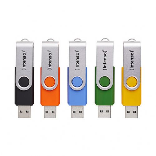 USB ključek STICK Intenso Office Line 256 GB, 3.2, večpakiranje x 5, polnilo