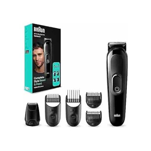 Braun All-In-One-Styling-Set 3 (MGK3410) trimer, Serija 3, suho brijanje, nastavci, crna