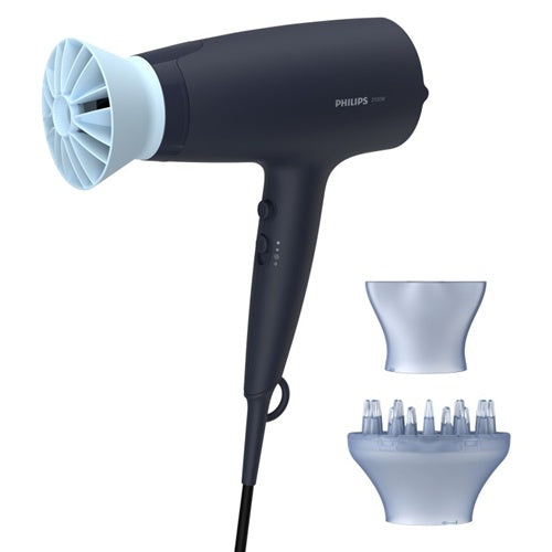 Sušilec za lase Philips Series 3000 BHD360/20 , 2100 W, črna/modra