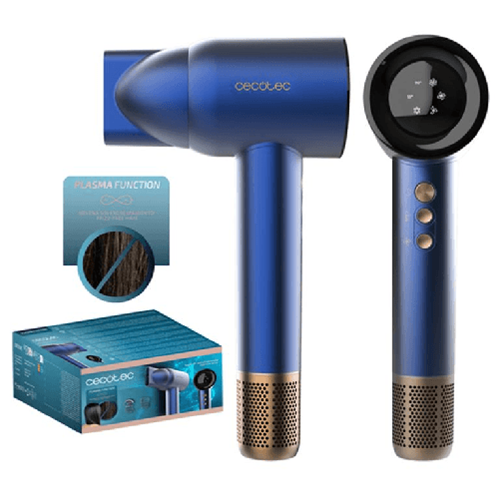 Sušilnik za lase Cecotec IoniCare RockStar Nano IonTech (modro/zlati, 1600 W)