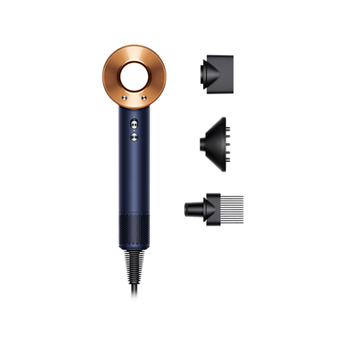 Sušilnik za lase Dyson Supersonic HD07 (temno moder/bakren)