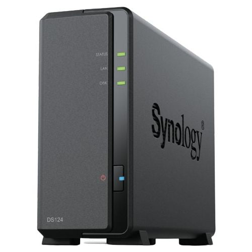Strežnik NAS Synology DiskStation DS124 NAS, črn