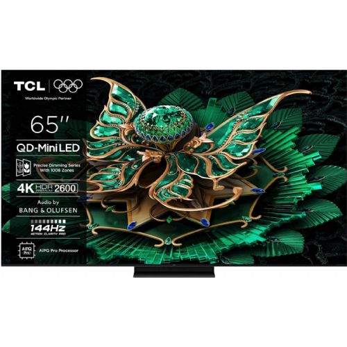 Televizor TCL 65C71K 165 cm (65''), 3840 x 2160 (4K UHD), QD-Mini LED HDR PREMIUM, Google TV, 144Hz, Ozvočeno z Bang & Olufsen 65C71K