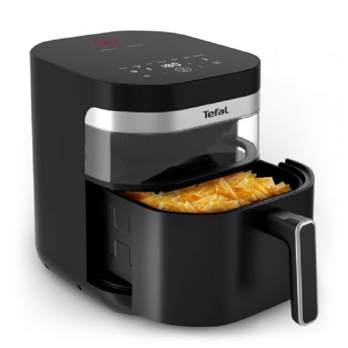 Cvrtnik na vroč zrak Tefal Easy Fry Infrared EY8328E0, 7 l, 2180 W, infrardeča tehnologija, črne barve