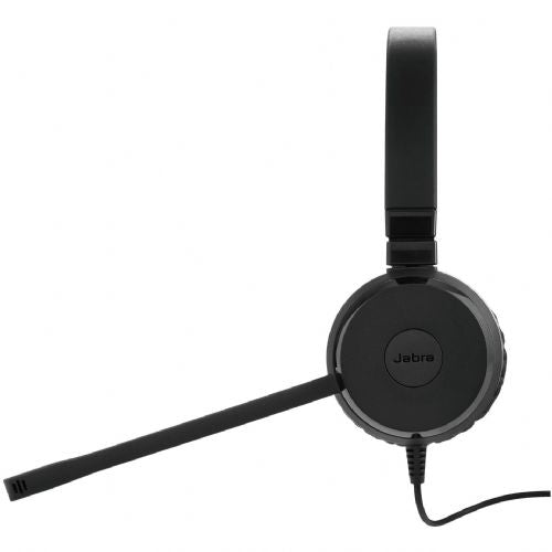 Telefonske slušalke Jabra Evolve 20 SE (črne, UC, USB-C in USB-A, stereo)