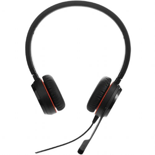 Telefonske slušalke Jabra Evolve 20 SE (črne, UC, USB-C in USB-A, stereo)
