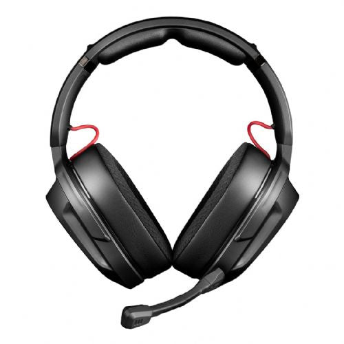 Slušalke Teufel CAGE PRO brezžične Bluetooth igralne z naglavnim ovratnikom, nočno črne barve