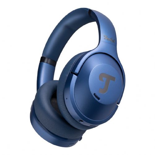 Slušalke Teufel REAL BLUE NC 3 brezžične Bluetooth slušalke čez uho, jekleno modre barve