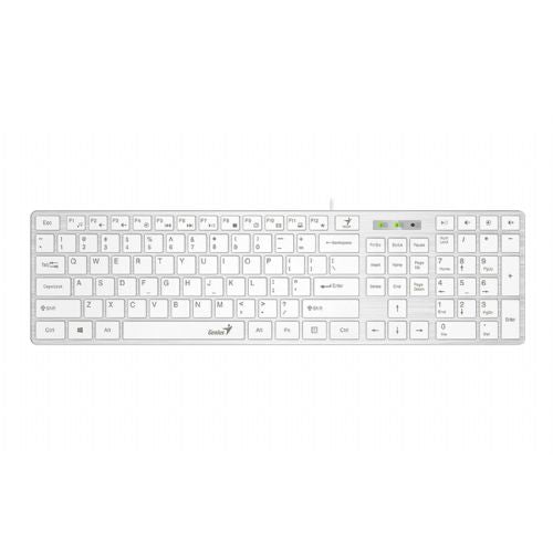 Tipkovnica Genius Slimstar 126 USB bela 31310017414