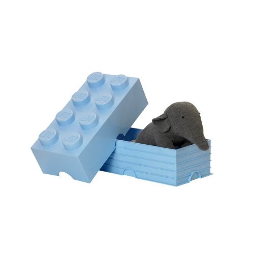 Lego®: Škatla za shranjevanje z gradnikom 8 - Svetlo modra (40041736)