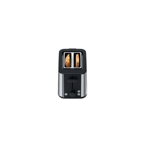 Toaster Braun PurShine HT 1510 BK, 900 W, za 2 rezini toasta, nerjaveče jeklo/črna