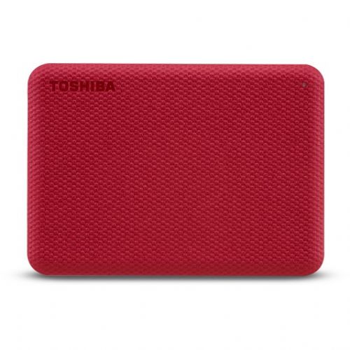 Zunanji HDD disk Toshiba Canvio Advance 1 TB rdeč, USB 3.2 Gen 1, 2,5", programska oprema za varnostno kopiranje