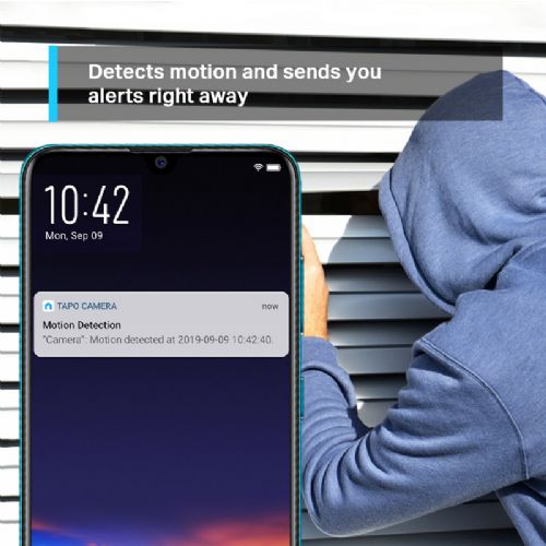 Nadzorna kamera TP-Link Tapo C200, dnevno-nočna, vrtenje/nagibanje, FHD, Wi-Fi, bela