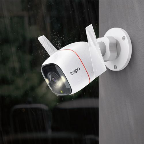 Zunanja nadzorna kamera TP-Link Tapo C320WS, dnevna/nočna, 4MP 2K QHD, IP66, WiFi, bela