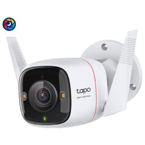 TP-LINK Tapo C325WB ColorPro dnevna/nočna 2K QHD 4MP IP66 WiFi bela zunanja nadzorna kamera
