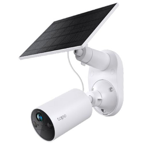 Nadzorna kamera TP-Link Tapo C410 KIT, Wi-Fi, 2K 3 MP, zunanja, brezžična, baterijska, solarni panel, bela
