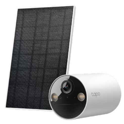 Nadzorna kamera TP-Link Tapo C410 KIT, Wi-Fi, 2K 3 MP, zunanja, brezžična, baterijska, solarni panel, bela