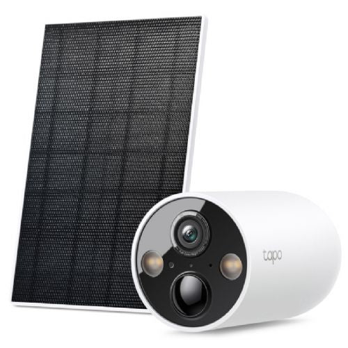 TP-Link Tapo C425 KIT Pametna vanjska bežična nadzorna kamera s baterijom, Wi-Fi, 2K, QHD, 4 MP, solarni panel, bijela