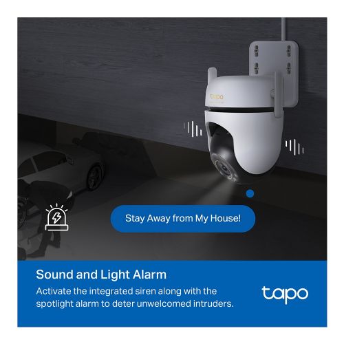 Varnostna kamera TP-Link Tapo C530WS 3K ločljivost, 360° vrtenje, nočni vid, Wi-Fi/Ethernet, AI zaznavanje gibanja