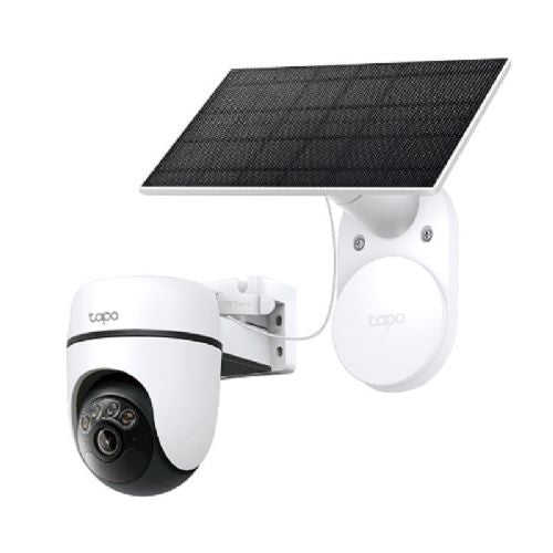 Nadzorna kamera TP-LINK Tapo C610 KIT WiFi 2K 3MP zunanja brezžična baterijska solarni panel bela
