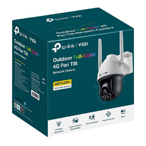TP-LINK VIGI C540-4G 4mm 4MP Full-Color dnevna/nočna IR 4G QHD zunanja nadzorna kamera