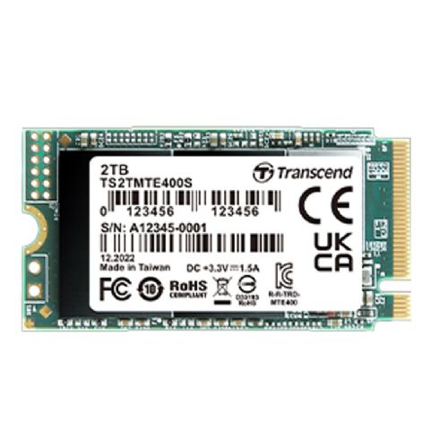 TRANSCEND 400S 2TB PCIe 4.0 M.2 2242 (TS2TMTE400S) SSD