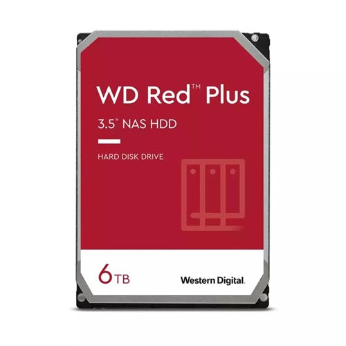 Trdi disk WD Red Plus 6 TB, SATA 6 Gb/s, 3,5"