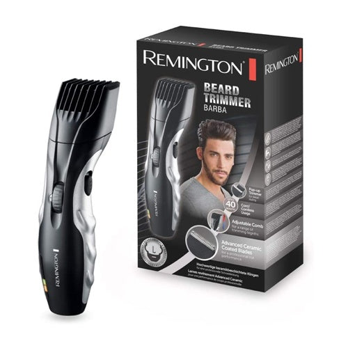Trimer za brado Remington MB320C, 9 stopenj, 40 min delovanja, črno-srebrne barve