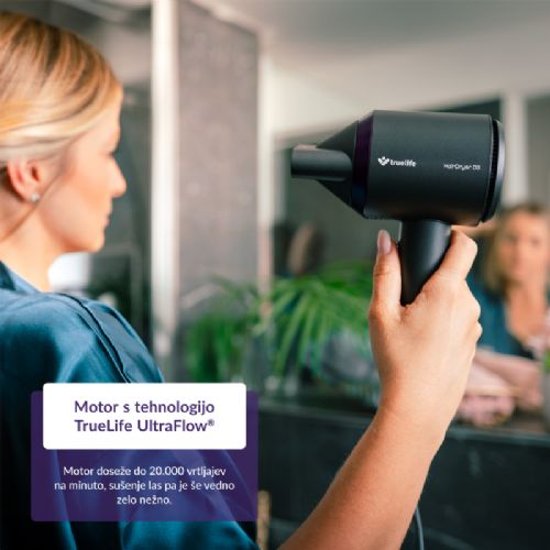 Sušilnik za lase TrueLife D3, difuzor, ionizator, hladen zrak