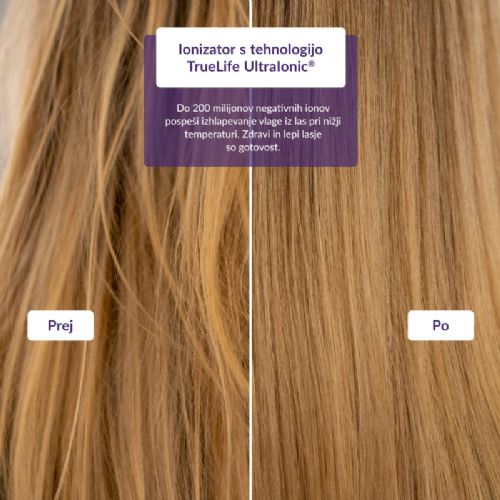 Sušilnik za lase TrueLife D6, ionizacija, tehnologija TrueLife UltraFlow, hladen zrak